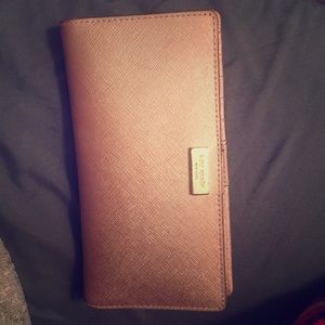Gold Kate spade wallet